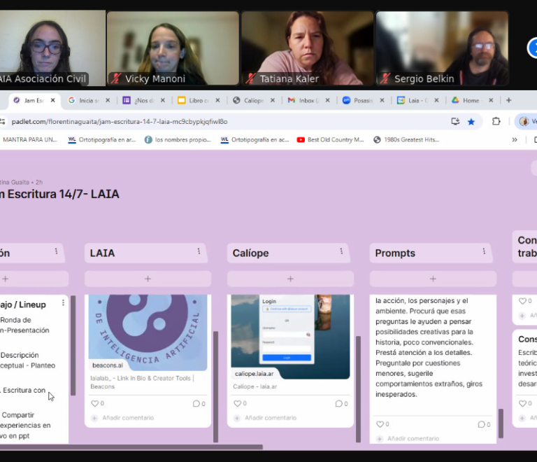 Jam virtual de escritura mestiza: Calíope en el éter