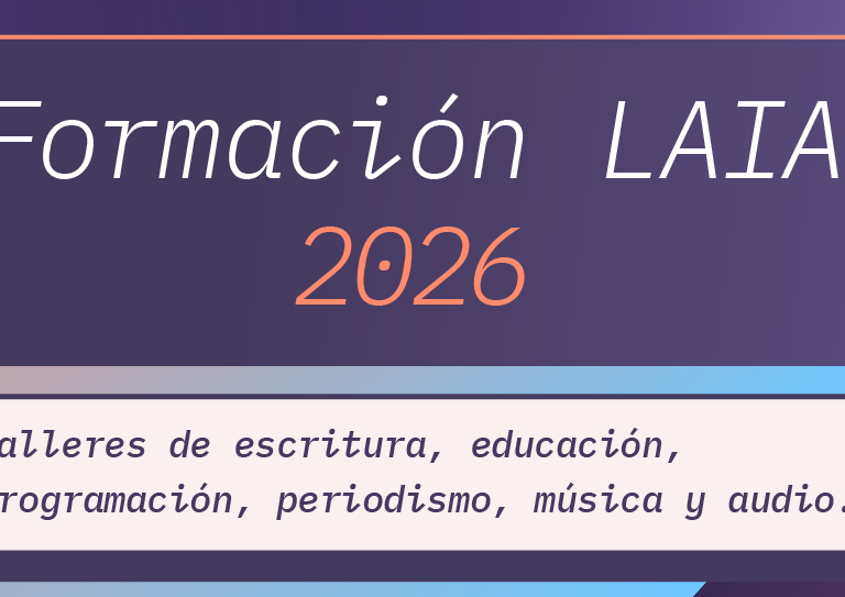 Talleres en LAIA, ¡segunda mitad de 2026!