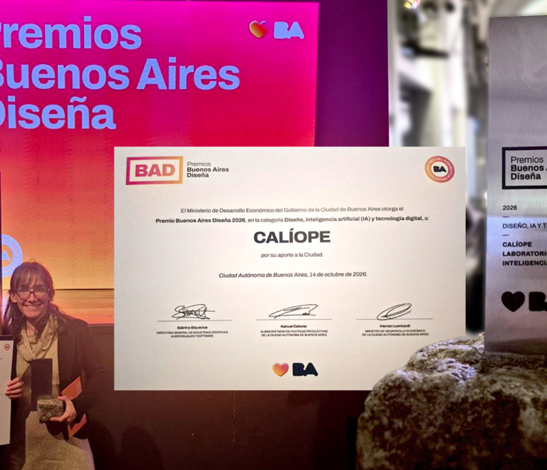 ¡Calíope ganó el premio Buenos Aires Diseña!
